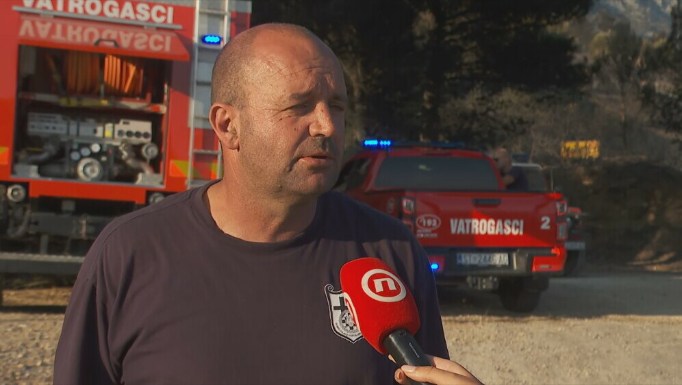 Višeslav Pešić, zapovjednik požarišta, DVD Omiš