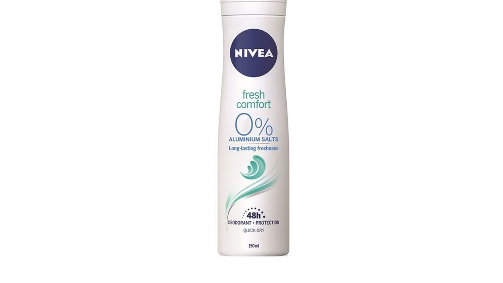 Nivea Fresh Comfort spray, 3,80 eura