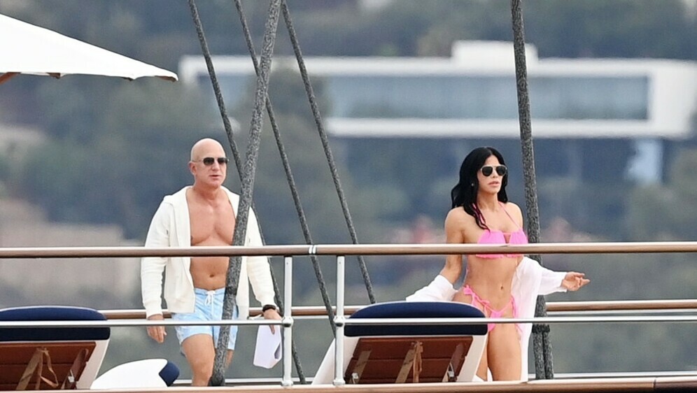 Jeff Bezos i Lauren Sanchez
