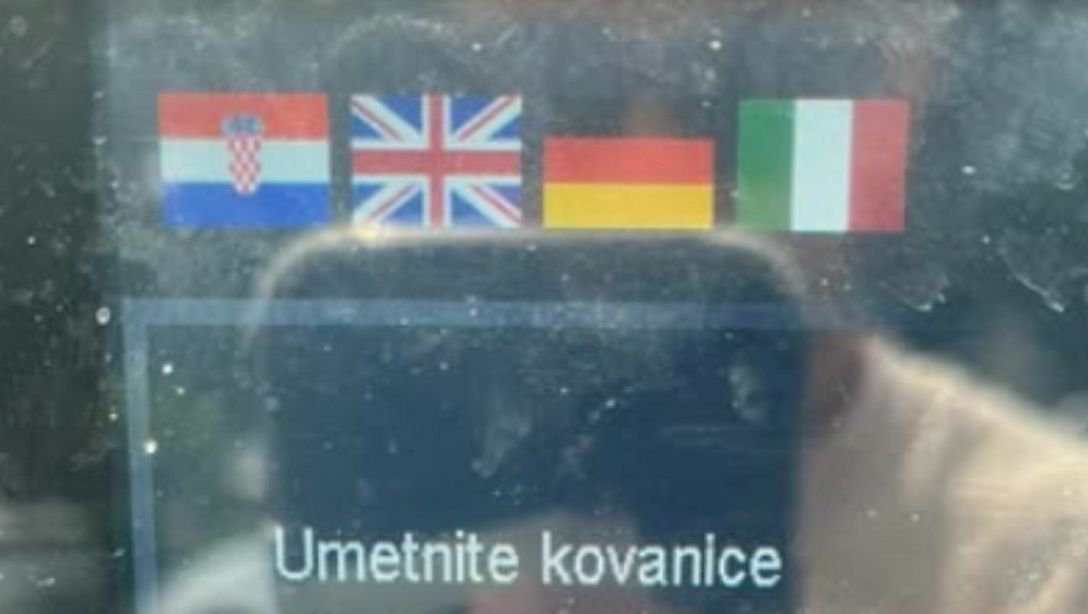 Aparat za naplatu parkinga u Rovinju