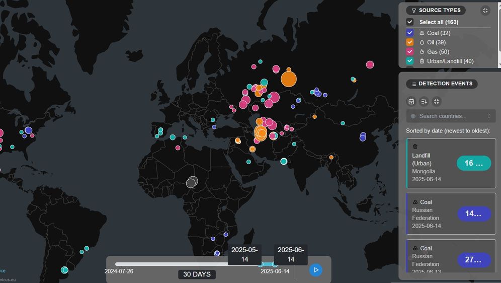 Methane Hotspot Explorer