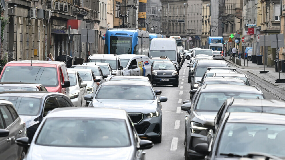 Prometna gužva u Zagrebu