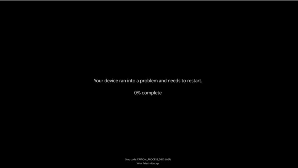 Black Screen of Death
