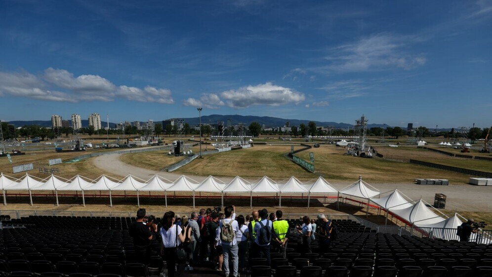 Obilazak Hipodroma uoči koncerta Marka Perkovića - 1
