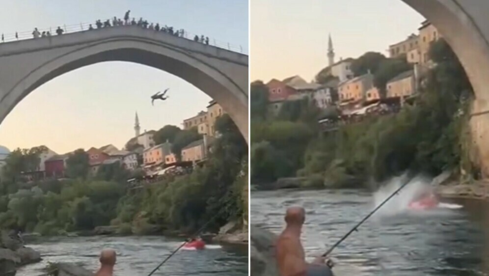 Strani turist skočio sa Starog mosta