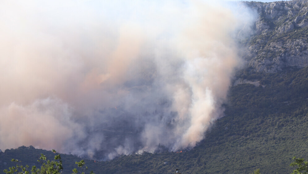 Požar iznad Kaštela
