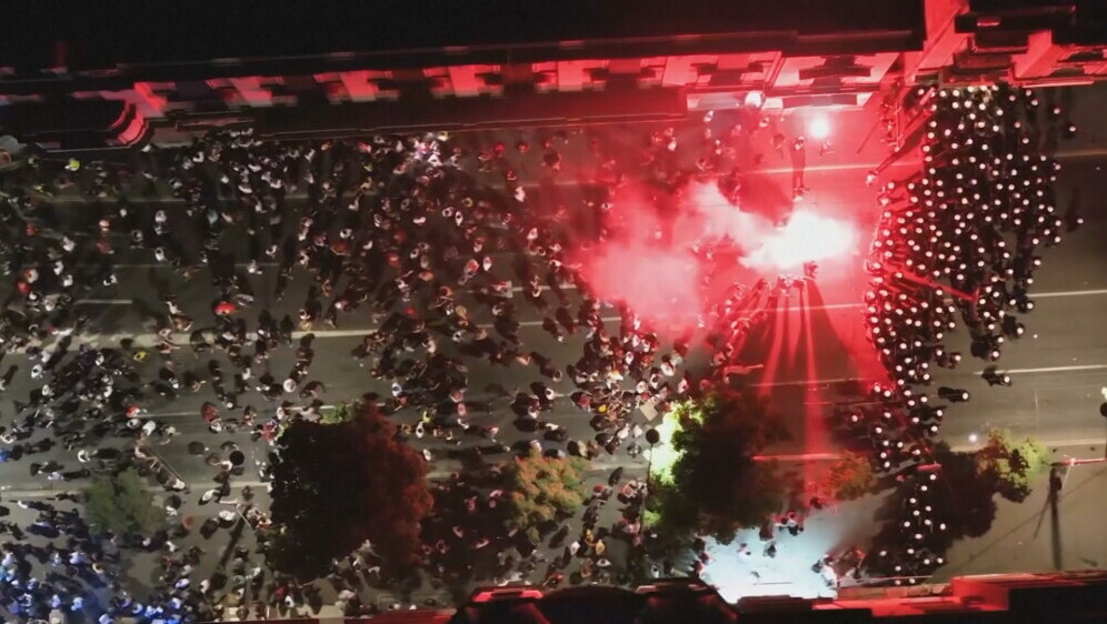 Sukob prosvjednika i policije u Srbiji - 1