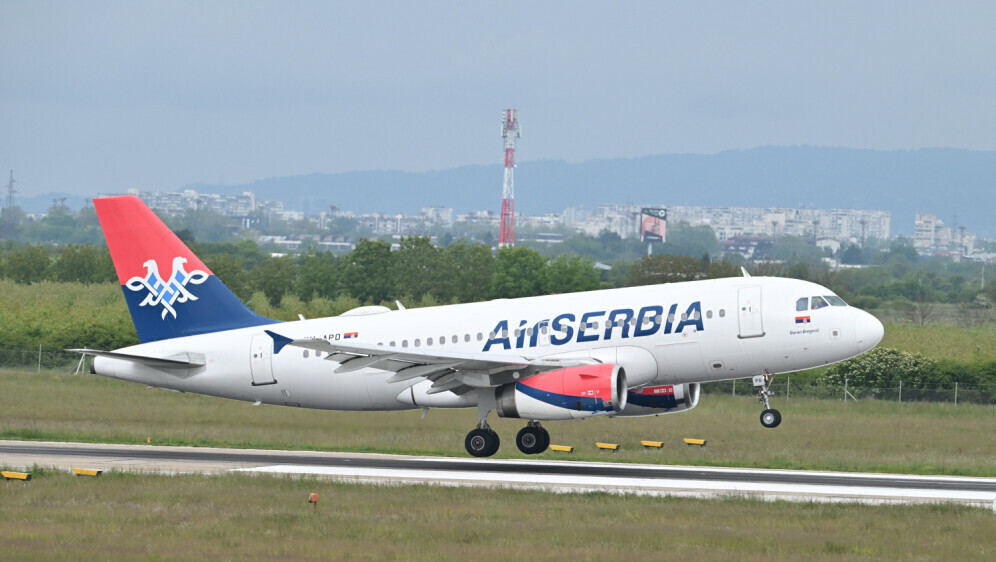 Zrakoplov Air Srbije, ilustracija