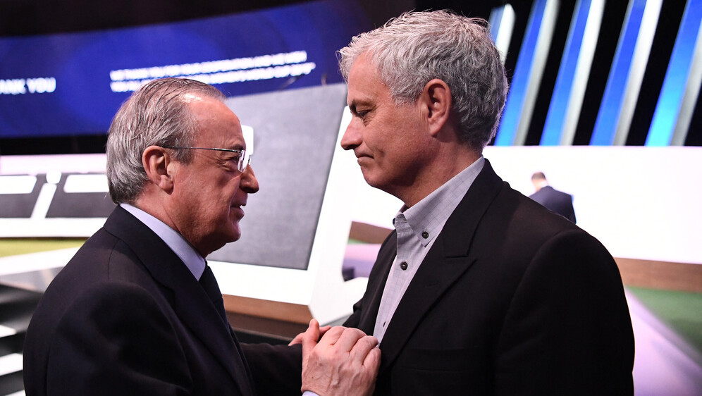 Florentino Perez i Jose Mourinho