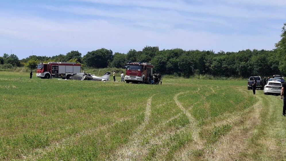 Traje očevid nakon pada aviona