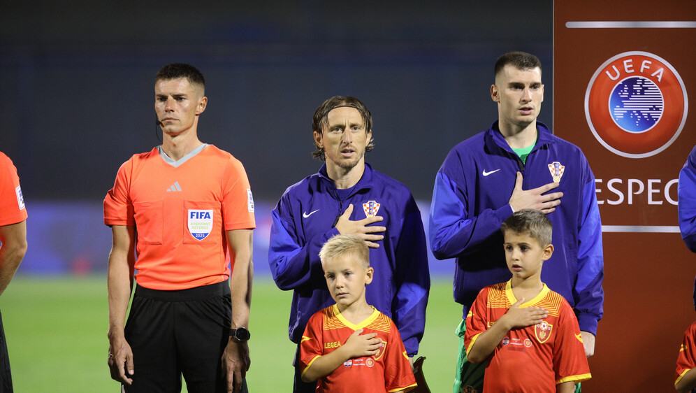 Luka Modrić i Dominik Livaković