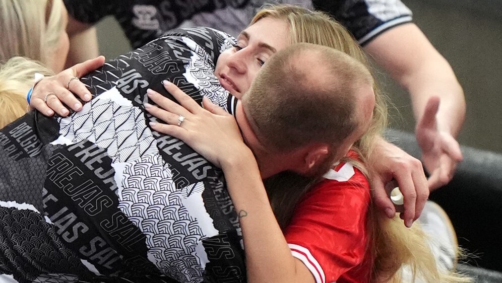 Sabrina Kvist Jensen i Christian Eriksen