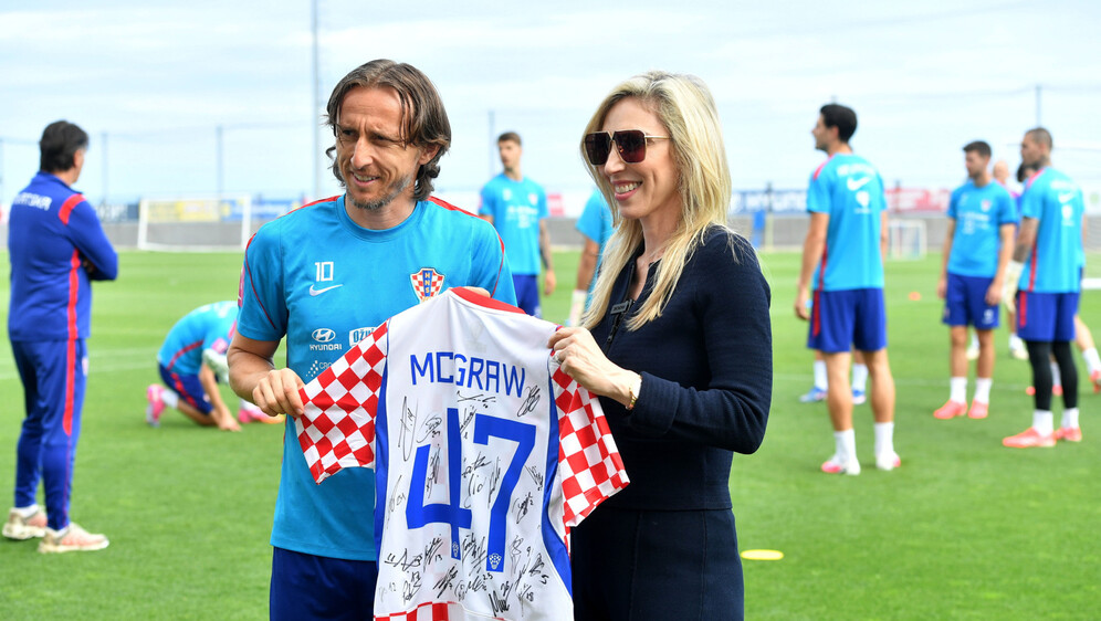 Luka Modrić i Nicole McGraw