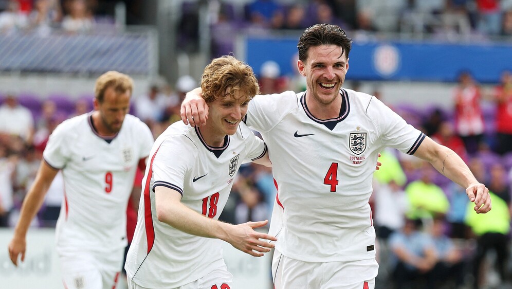Declan Rice i Anthony Gordon