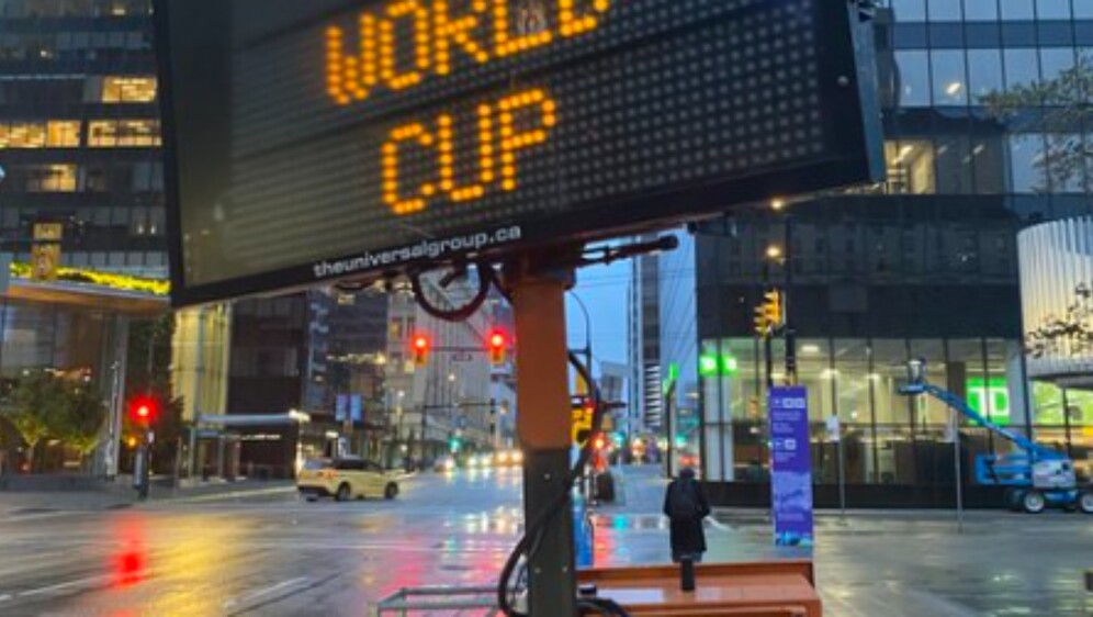 Natpis FIFI WORLD CUP