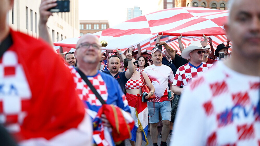 Hrvatski navijači u Dallasu