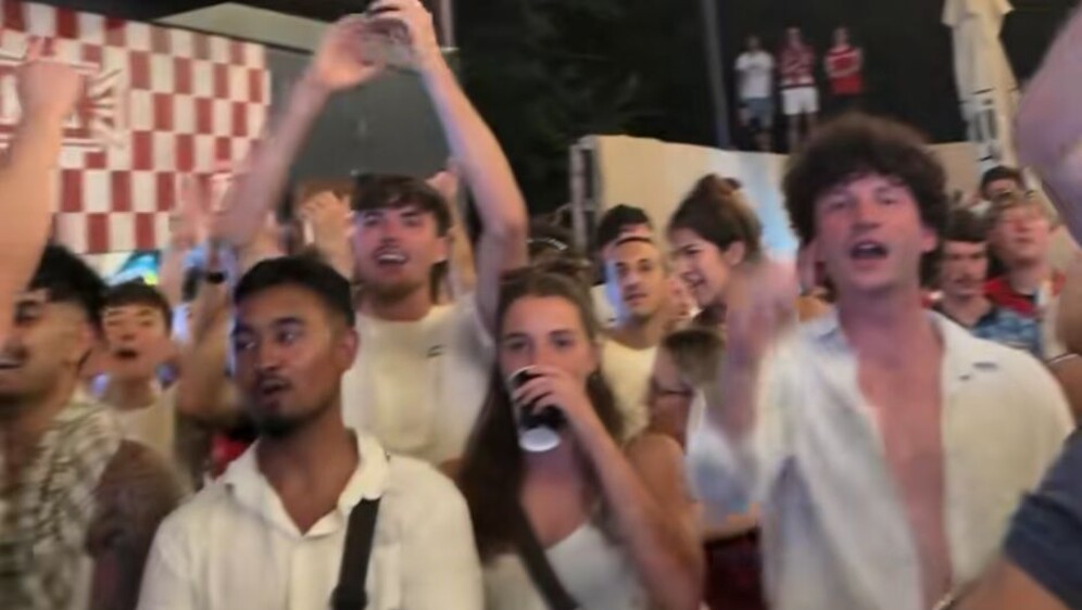 Gledanje utakmice u Splitu