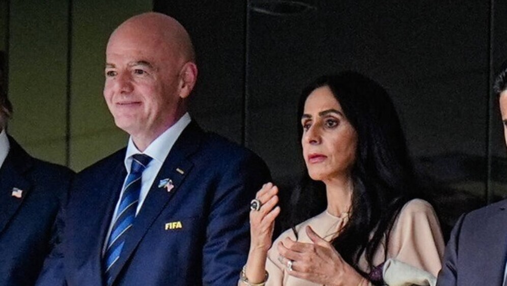 Gianni Infantino i Leena Al Ashqar - 1