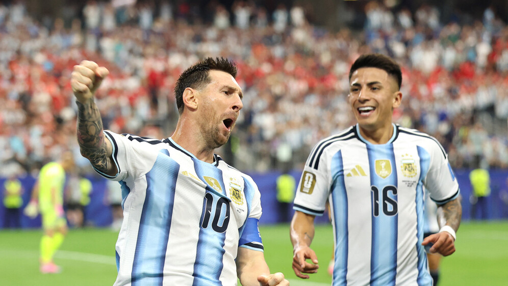 Lionel Messi i Thiago Almada