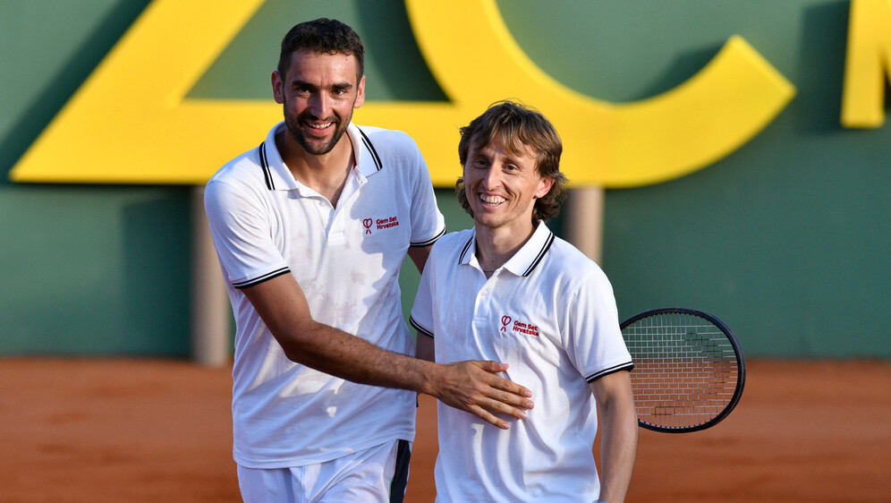Marin Čilić i Luka Modrić