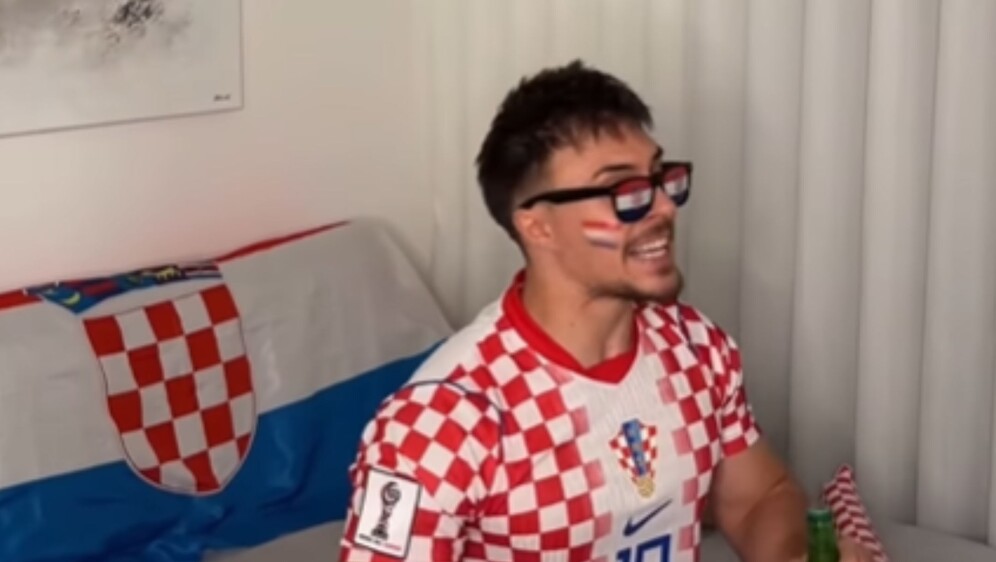 Navijač Hrvatske u isčekivanju dvoboja s Panamom