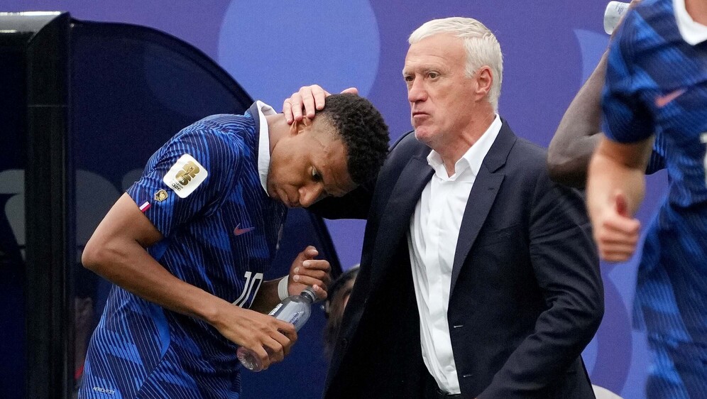 Kylian Mbappe i Didier Deschamps