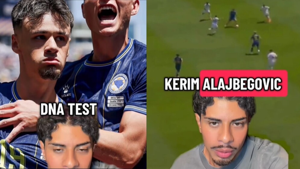 Reakcija na gol Karima Alajbegovića