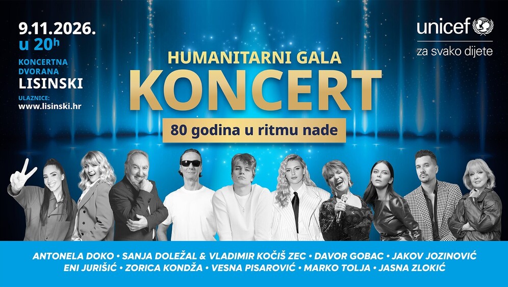 Humanirani gala koncert UNICEF-a