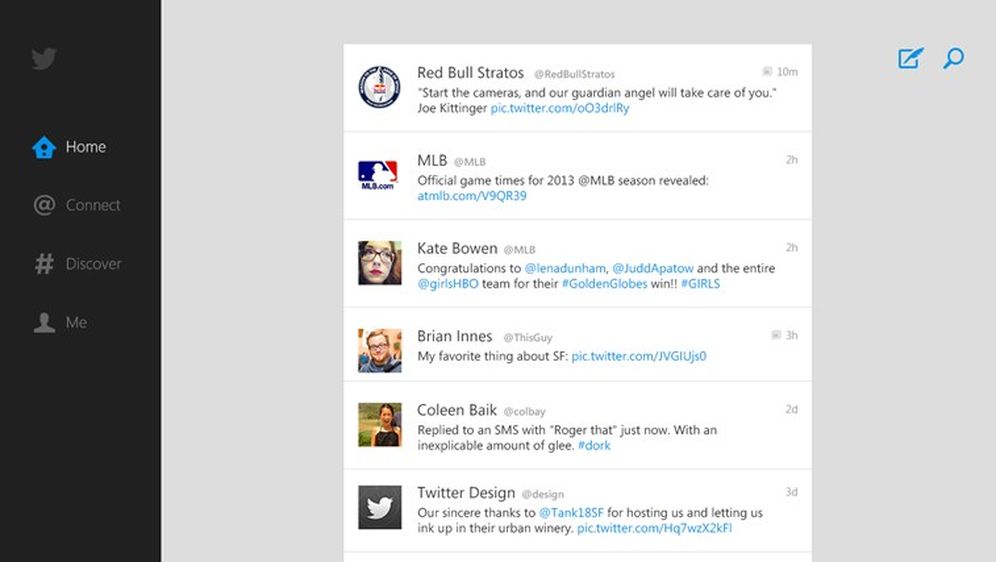 Twitter od sada dostupan i putem Windows 8 aplikacije