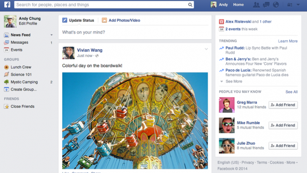 Od danas možete očekivati nove promjene dizajna News Feeda