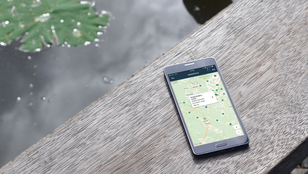 Aplikacija Vodostaji (Foto: Perpetuum)