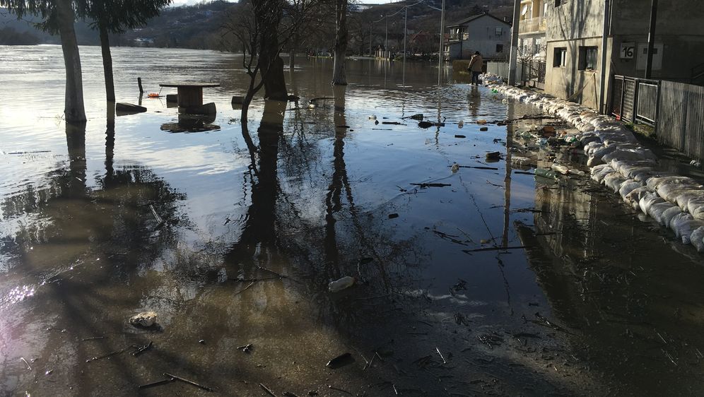 Poplava u Hrvatskoj Kostajnici (Foto: Sanja Vištica)
