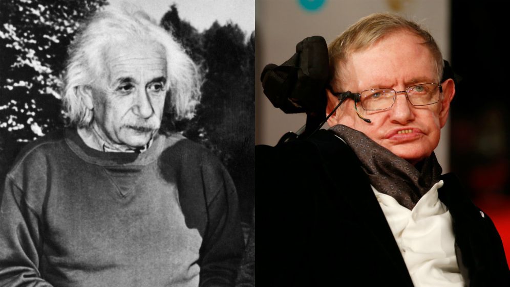 Albert Einstein i Stephen Hawking (Foto: AFP)