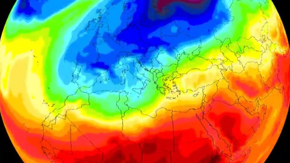 Temperaturna karta (Foto: Severe Weather Europe/Facebook)