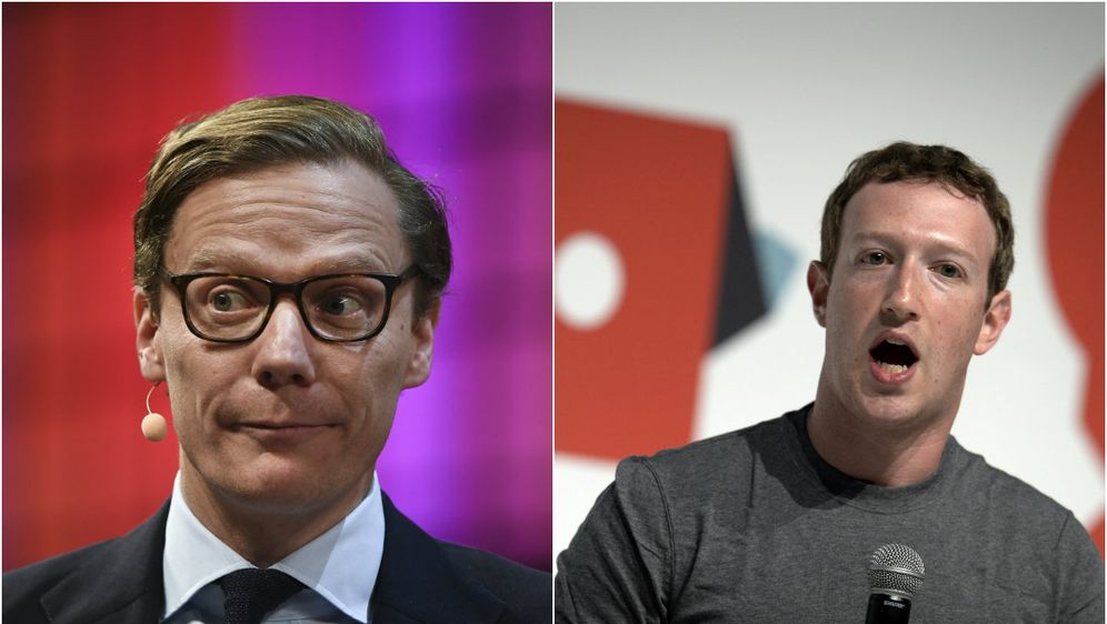 Alexander Nix i Mark Zuckerberg (Foto: AFP)