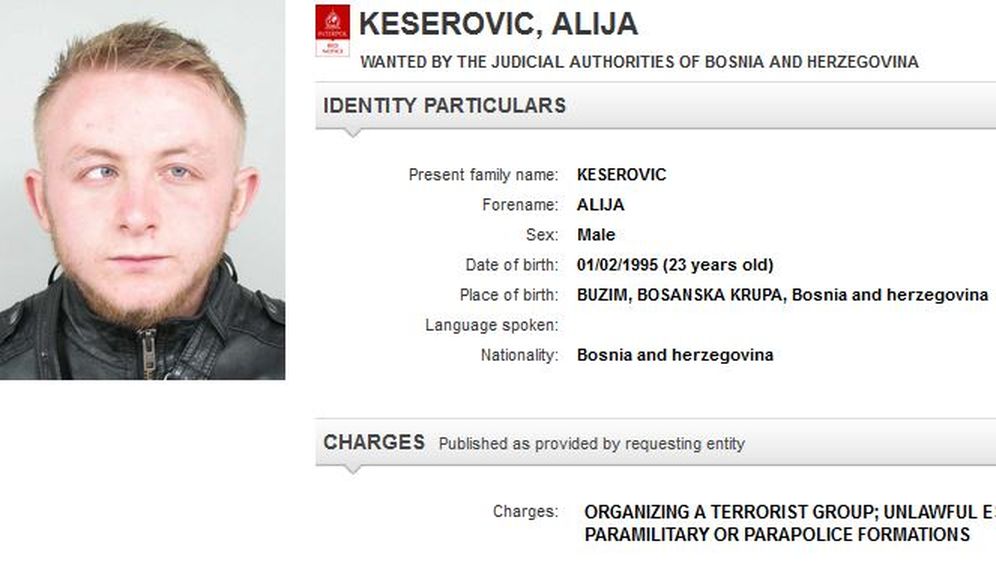 Alija Keserović (Printscreen Interpol)