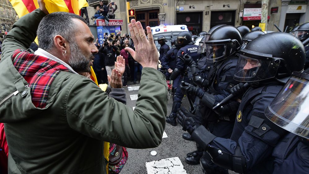 Prosvjed u Barceloni (Foto: AFP)