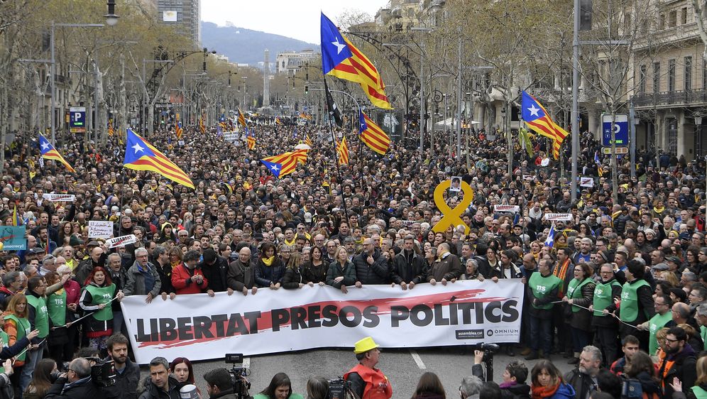 Prosvjed u Kataloniji (Foto: Arhiva/AFP)