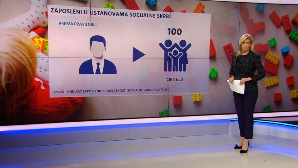 Romina Knežić objašnjava stanje socijalnih radnika u Hrvatskoj (Foto: Dnevnik.hr)