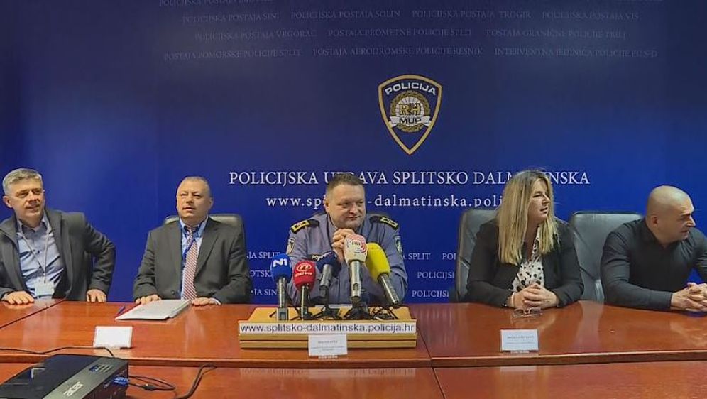 Konferencija za novinare splitske policije (Foto: Dnevnik.hr)