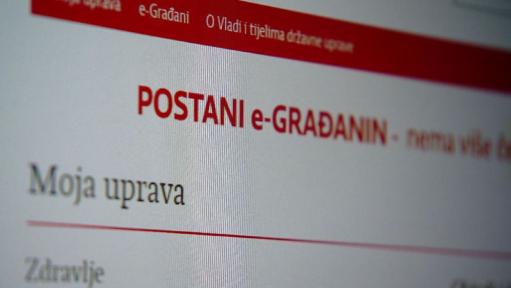 Web stranica e-građanin (Foto: Dnevnik.hr)