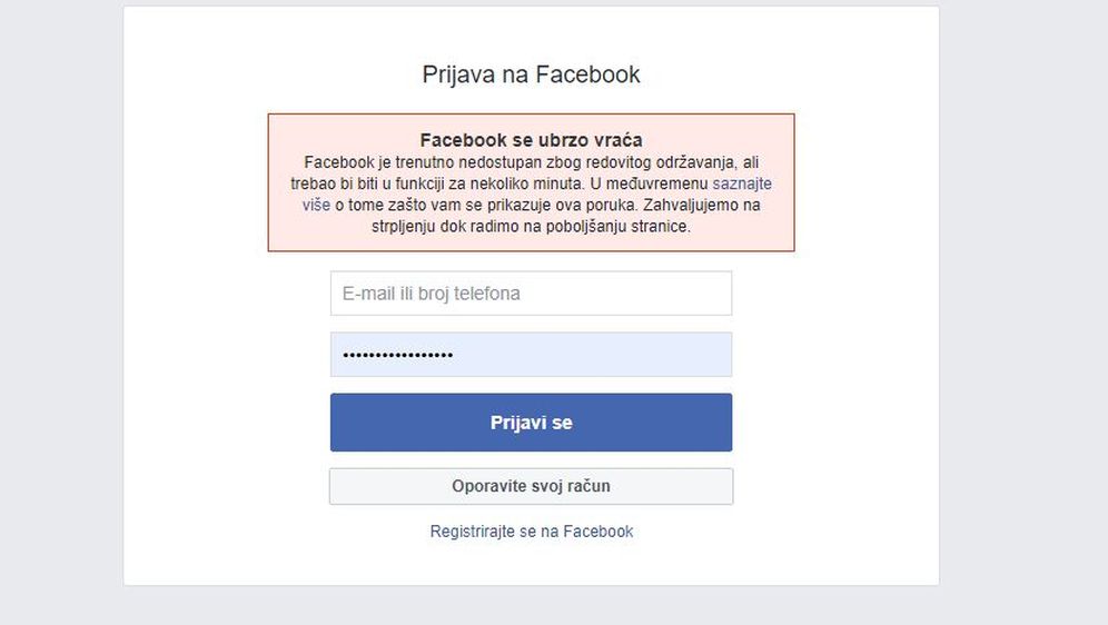 Screenshot: Facebook