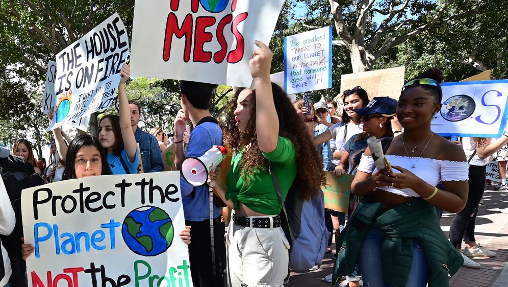 Prosvjed za klimu, LA (Foto: Frederic J. BROWN / AFP)
