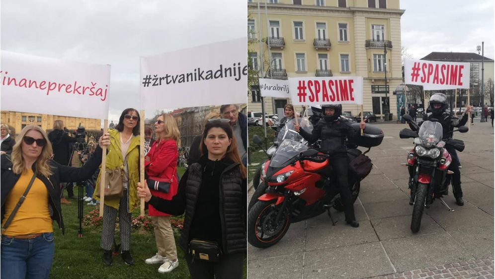 Prosvjed Spasi me (Foto: Dnevnik.hr)