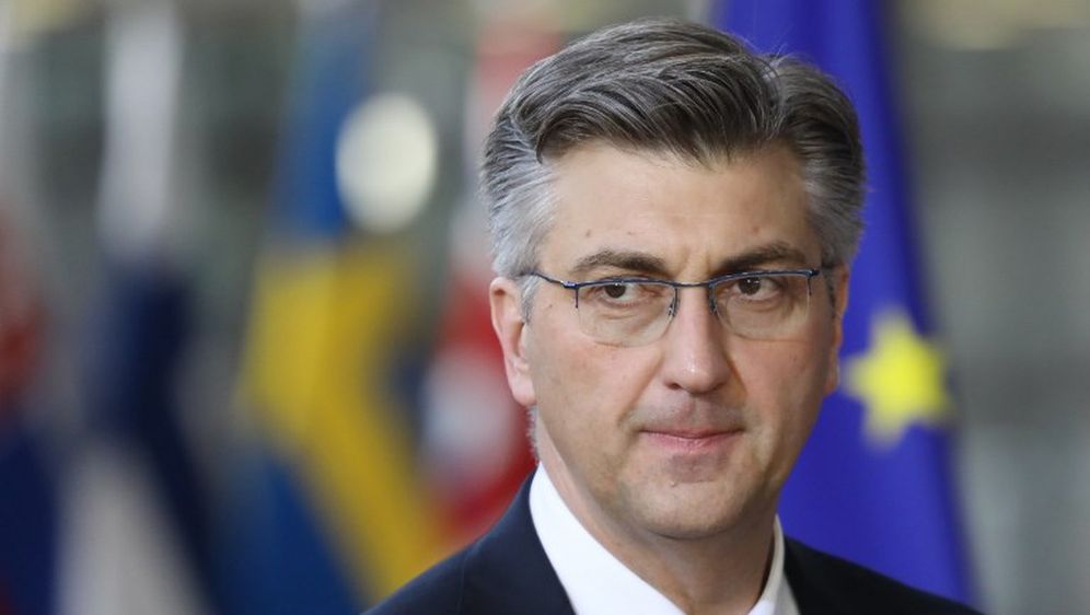 Andrej Plenković u Bruxellesu (Foto: AFP)