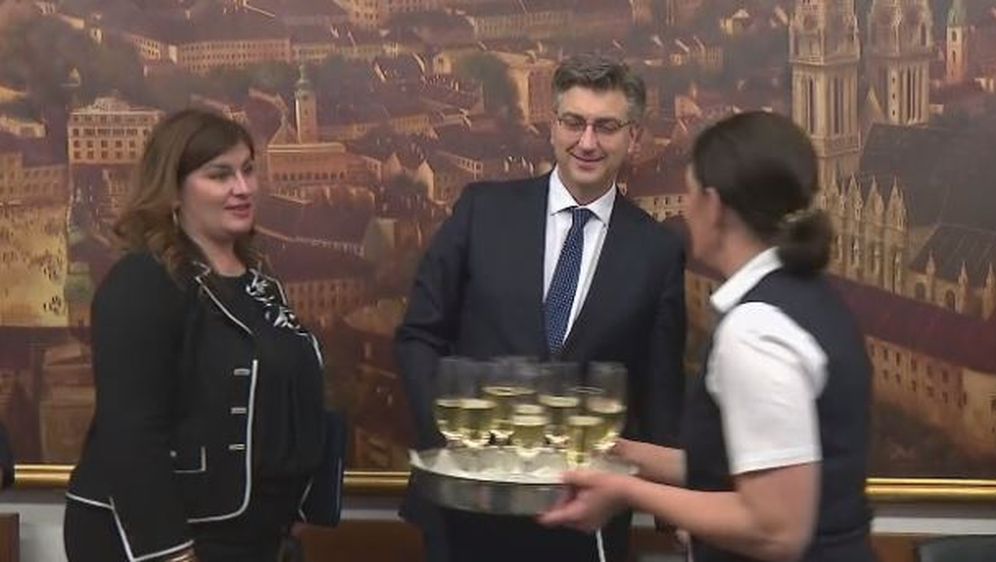 Gabrijela Žalac i Andrej Plenković (Foto: Dnevnik.hr)