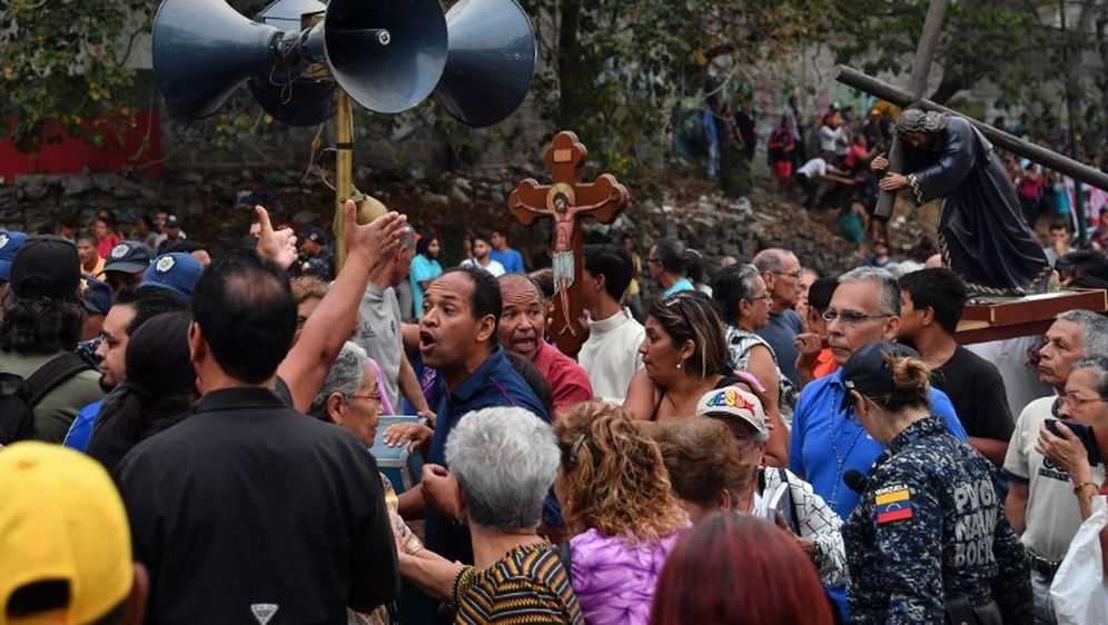 Prosvjed u Venezueli (Foto: AFP)