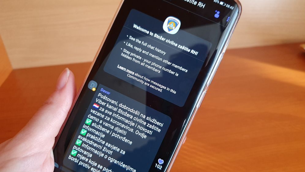 Stožer civilne zaštite na Viberu