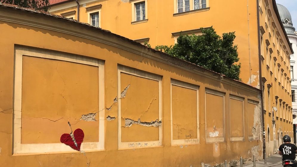 Srce na zagrebačkoj fasadi postalo je simbolom nade - 1
