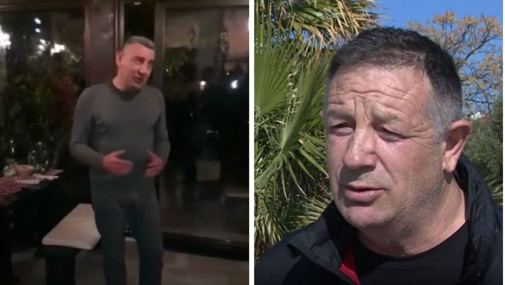 Ante Gotovina (lijevo)/načelnik Općine Pakoštane Milivoj Kurtov